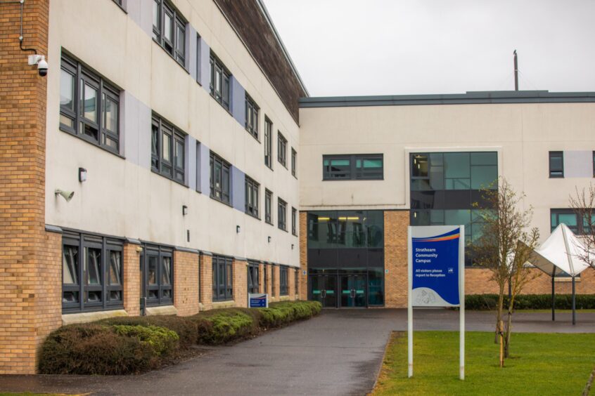 The houses will be built near Crieff High School.