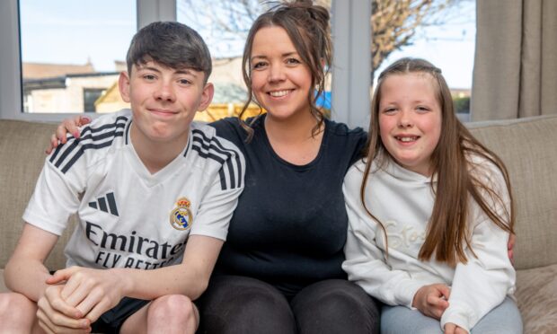 Dundee mum Kerry Larmour, her son Joel and daughter Willow owe their lives to blood donations.