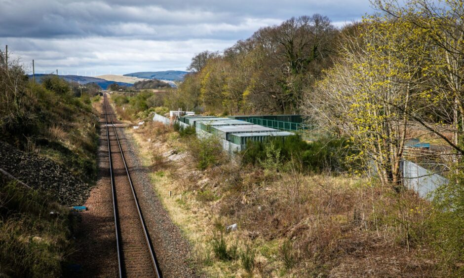 The proposed site of a new Newburgh train station