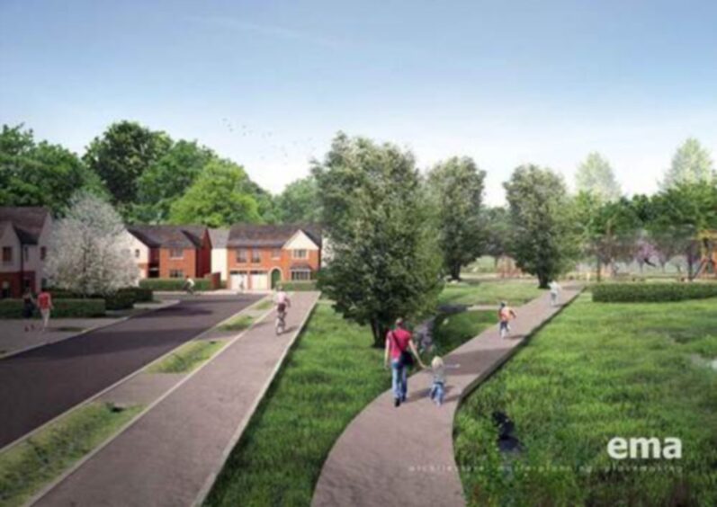 The Almond Valley housing plans have been on the table for decades. 