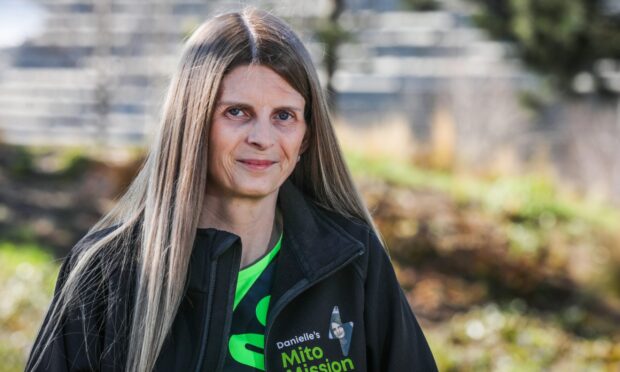 Dundee woman Danielle Alexander was only diagnosed with an exceptionally rare form of mitochondrial disease three years ago - when she was 33.