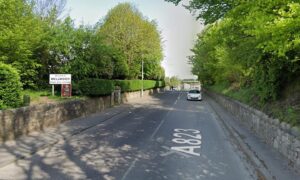 The car was stopped in Wellwood, near Dunfermline. Image: Google Street View