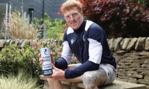 The William Hill SPFL Premiership Player of the Month for April: Simon Murray. Image: David Young