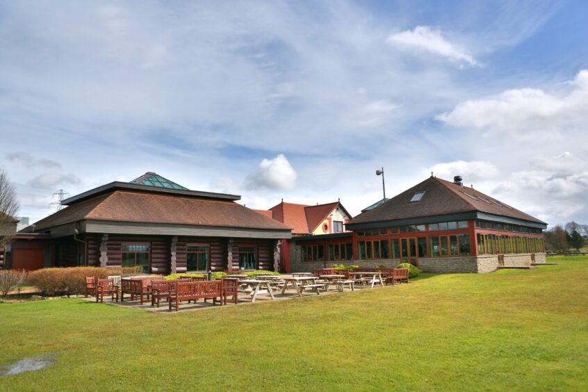 An exterior shot of Piperdam in Dundee.