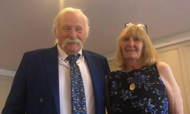 Scott Goring and his wife, Jane. Supplied by Jane Goring