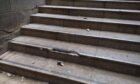 Councillor Craig Duncan is calling for action for the City Square steps were damaged. Image: Kim Cessford/DC Thomson.
