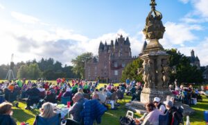 Glamis Proms enjoyed glorious weather for its return in 2024. Image: Paul Reid