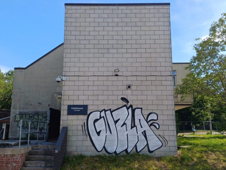 Graffiti at Craigforth Campus