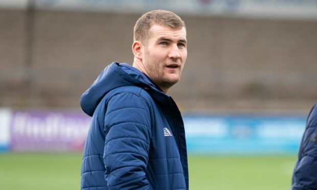 East Fife defender Andy Munro before a match.