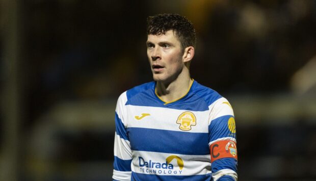 St Johnstone's first summer signing, Jack Baird, in action for Greenock Morton last season. Image: Craig Foy/SNS
