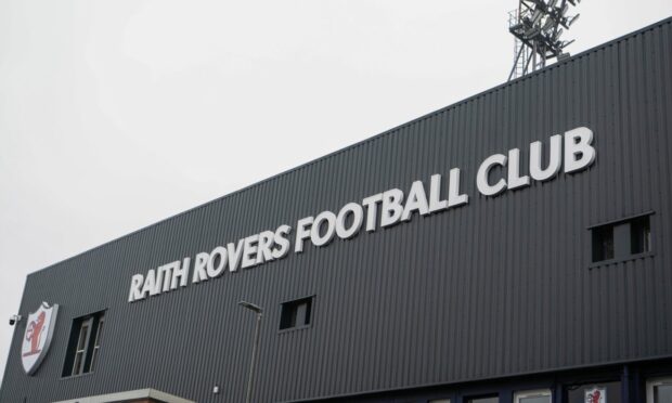 The main stand at Stark's Park.