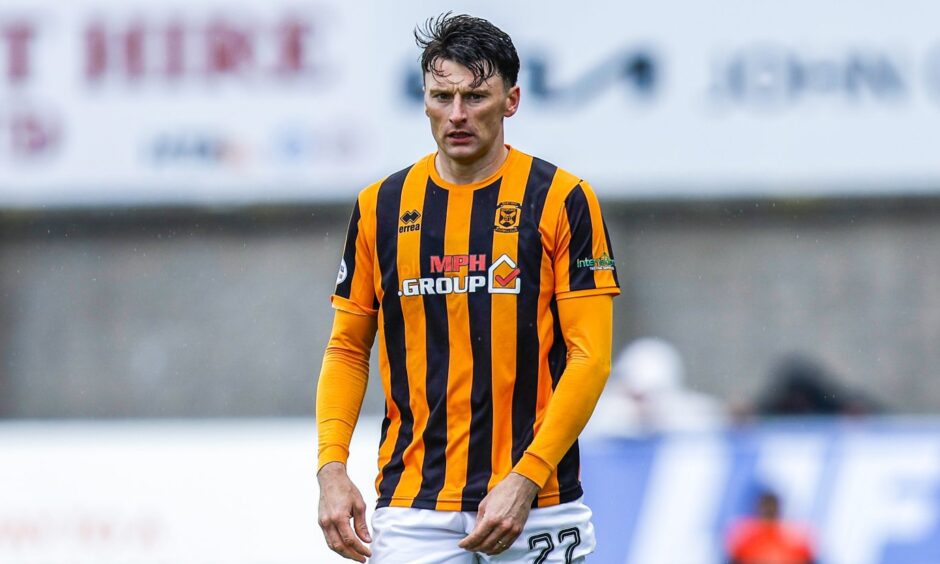 Michael McKenna in action for East Fife.