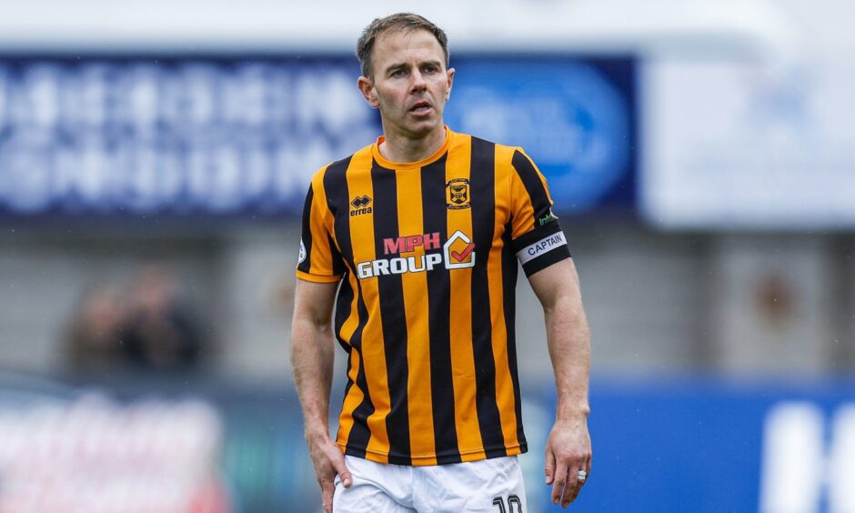 East Fife skipper Alan Trouten.