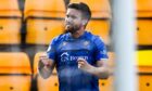 Elliot Watt celebrates his goal against Ross County.