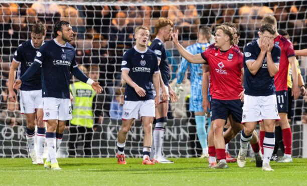 Dundee disappointment as Ross County snatch a point. Image: Ross Parker/SNS