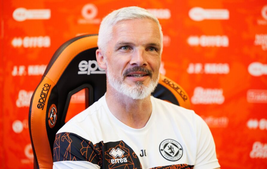 Jim Goodwin is known to be enthused about rebuilding and evolving his Dundee United side.