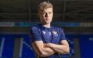St Johnstone midfielder Sven Sprangler with his arms crossed during a photocall.