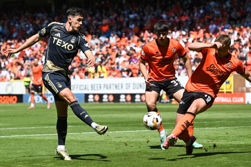 Jamie McGrath struck the bar in the first half.