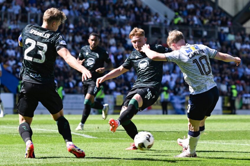 Lyall Cameron opens the scoring.