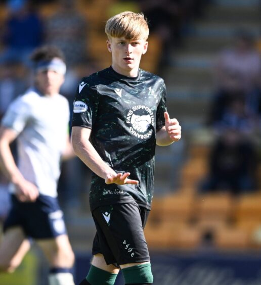 St. Johnstone debutant Callan Hamill.