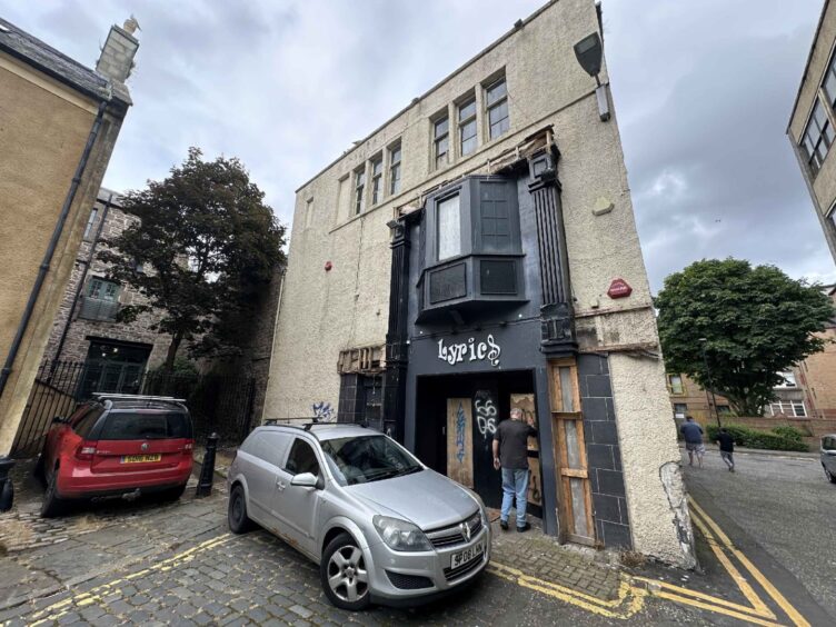 The former Lyrics nightclub.