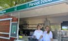 Nicole Gemine (right) and Kelly Mann in their Blairgowrie food truck, The Wagon
