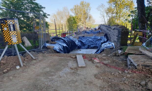 Locals were originally told the bridge would be reopened in March, but the date has been pushed back several times. Image: Supplied