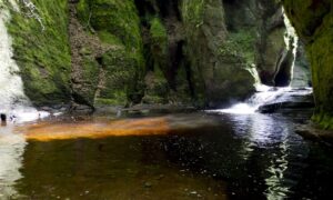 The Devil's Pulpit in Stirlingshire. Image: DC Thomson
