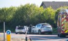 The A90 was closed for several hours after the crash.