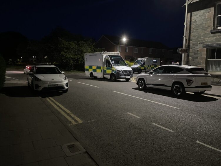 Two ambulances were called to Appin Place.
