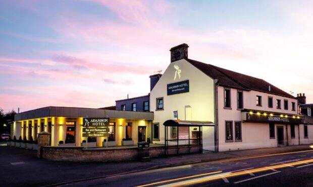 To go with story by Neil Henderson. Adamson Hotel Crossford Dunfermline up for sale at ?1.75m Picture shows; Adamson Hotel Crossford Dunfermline. Crossford Fife. Supplied by Graham & Sibbald Date; Unknown