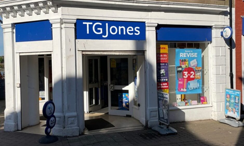 Forfar WH Smith store in Arbroath.