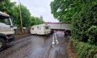 A broken down lorry blocked Perth Road in Blairgowrie