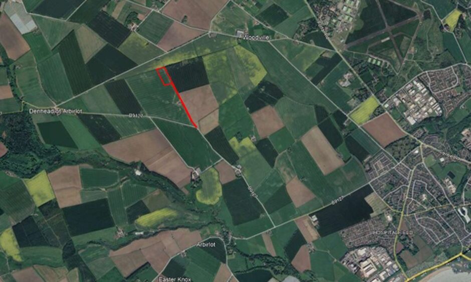 Arbroath battery energy storage site application.
