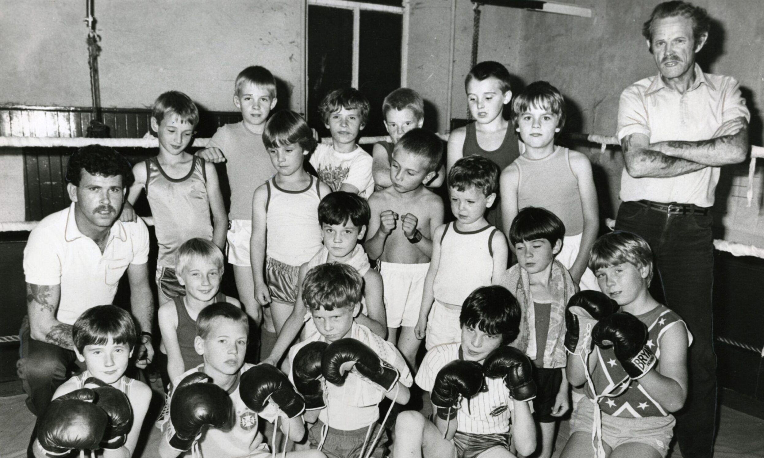 A group of young boxers.