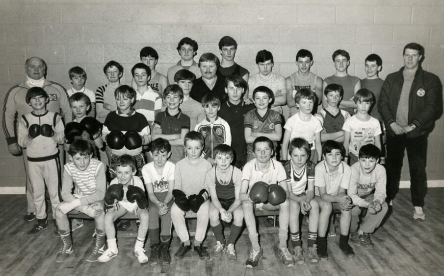 Birkhill Amateur Boxing Club in 1984.