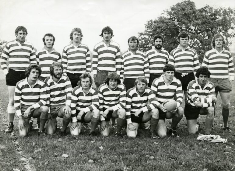 The Howe of Fife team who played against Perthshire in a friendly in September 1975.