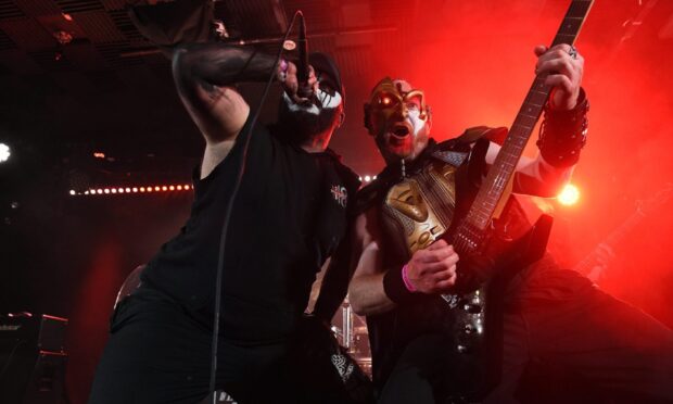 Fife Metal fest at the Kings in Kirkcaldy.
Image: David Wardle