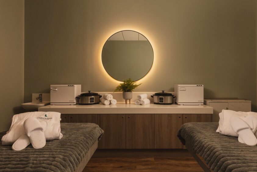 A treatment room at Carnoustie Golf Hotel spa