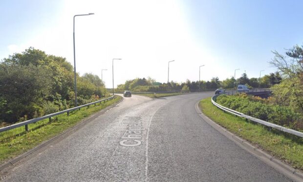 The A92 Chapel Junction at Kirkcaldy.