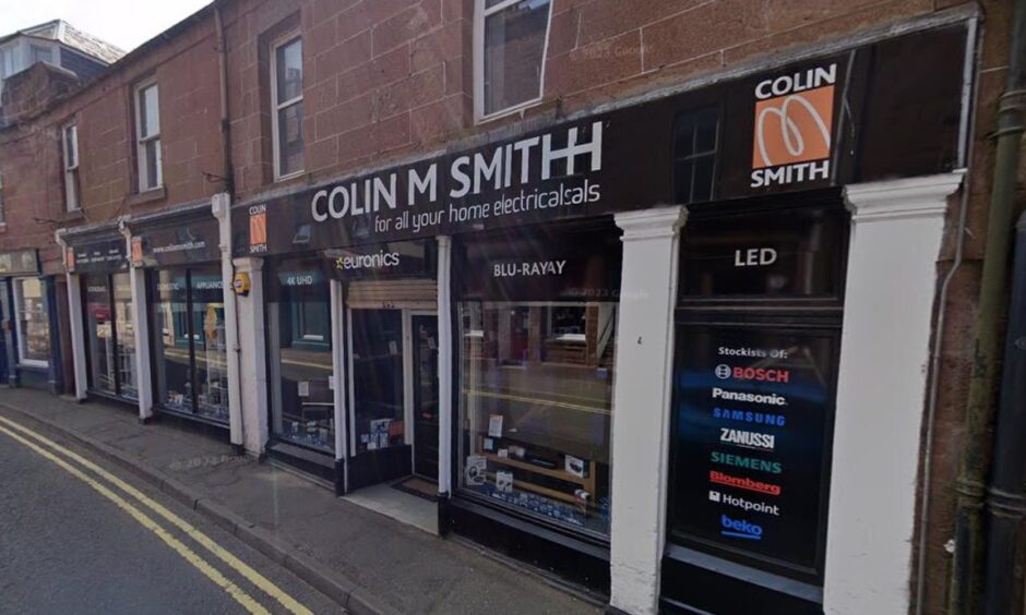 Colin M Smith electrical shop in Kirriemuir