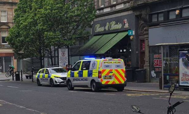 Police were called to Commercial Street, Dundee. Image: Supplied