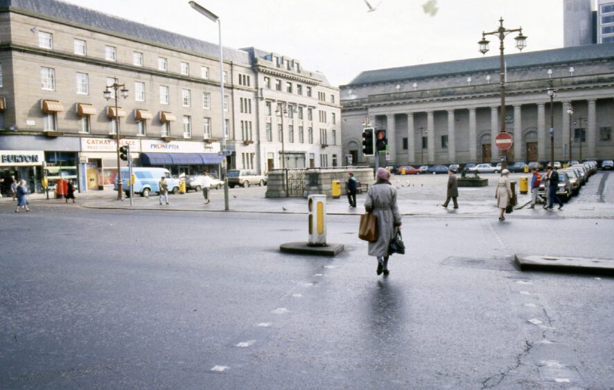Looking towards the City Square in Dundee.