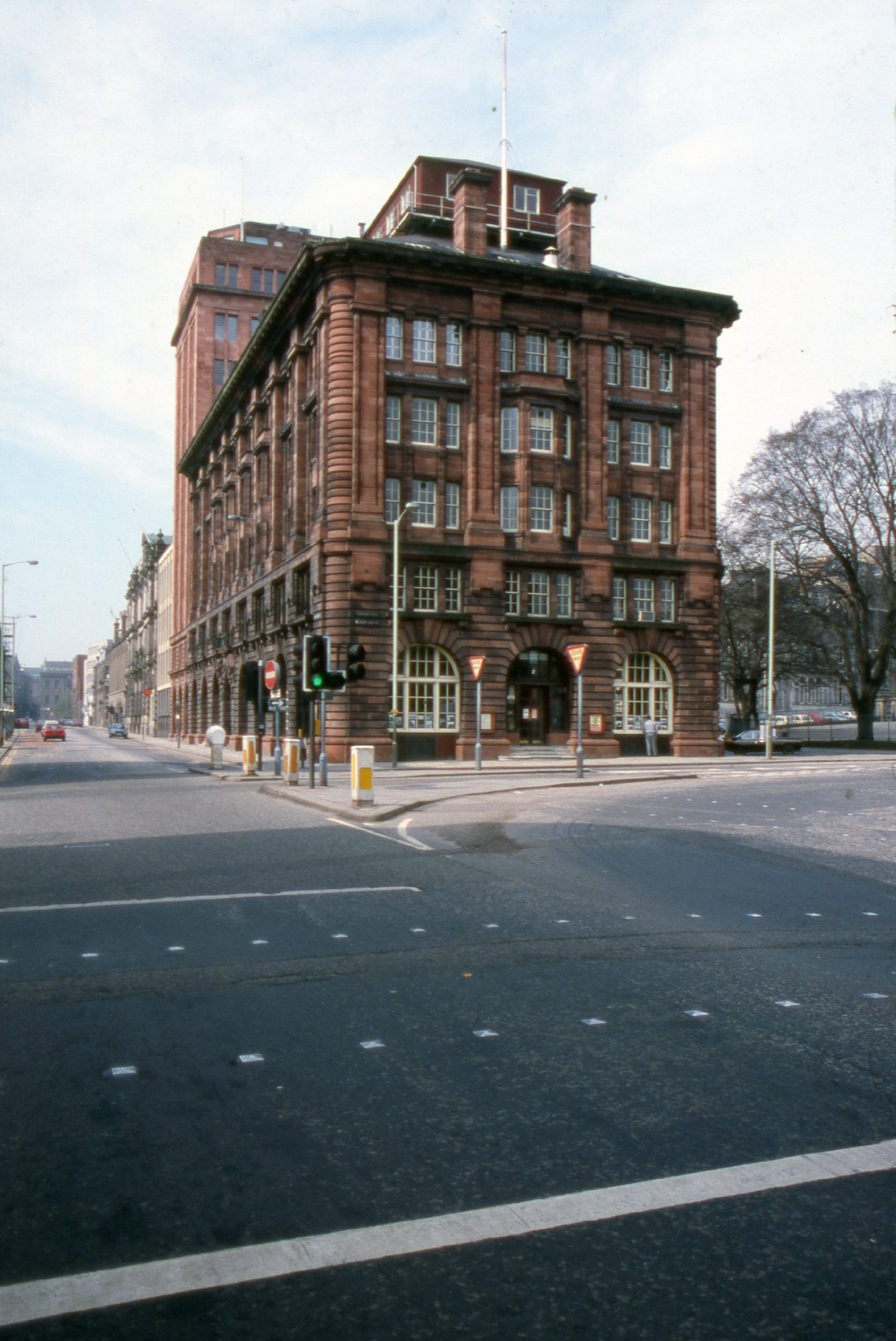Red sandstone HQ of publisher DC Thomson.