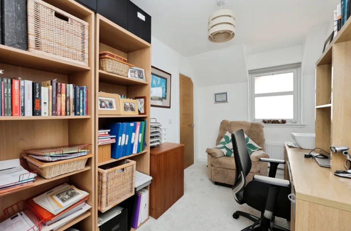 Third bedroom can be transformed into an office space.