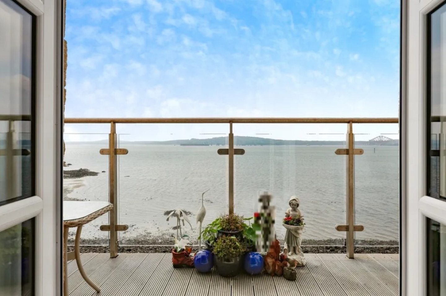 Private balcony.