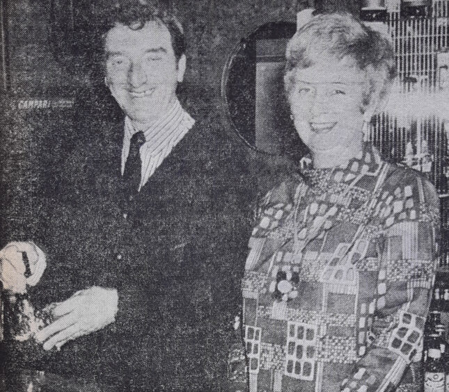 Davie Westwood and his wife Myra in 1978. 