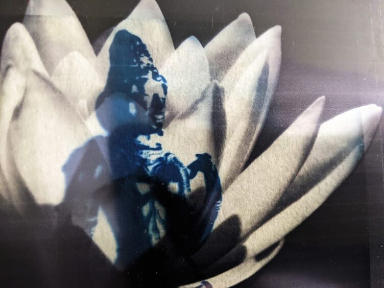 Dharmi Bradley produces beautiful prints and multimedia art for East Neuk Open Studios in Crail.