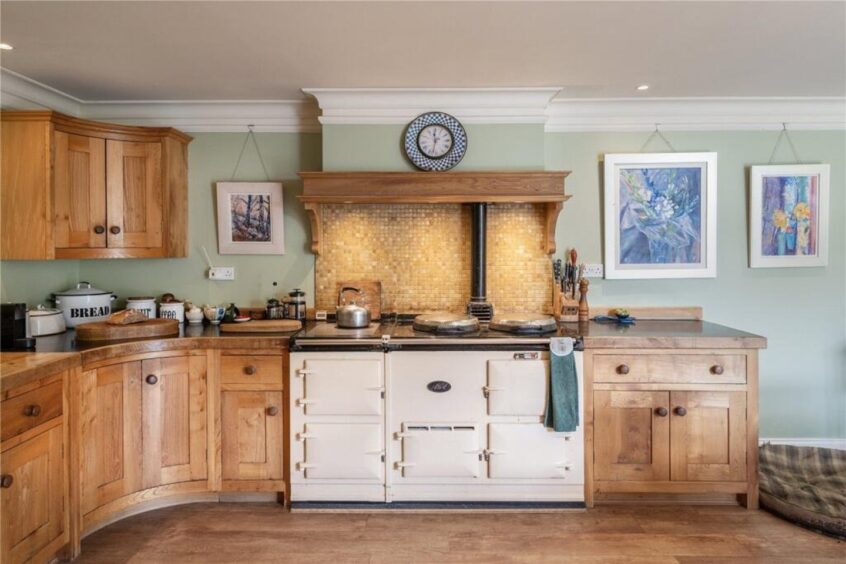 The cottage kitchen. 