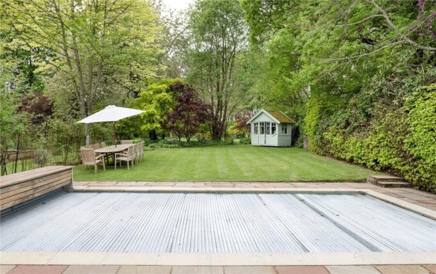 The swimming pool